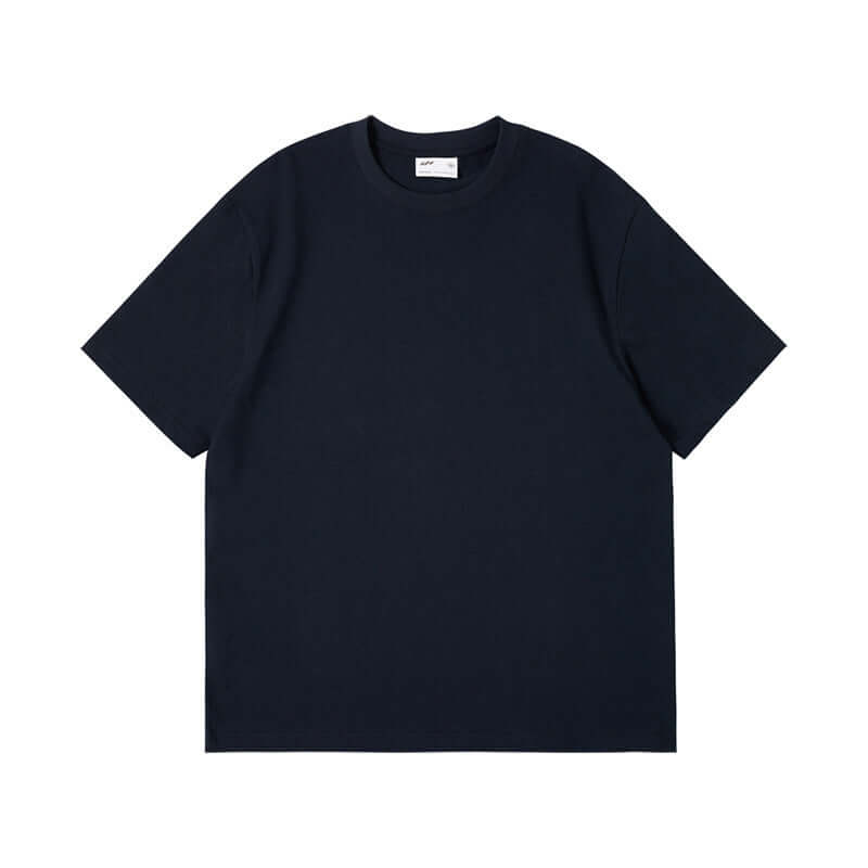 Xinjiang cotton heavyweight t-shirt en color azul marino, prenda cómoda y elegante.