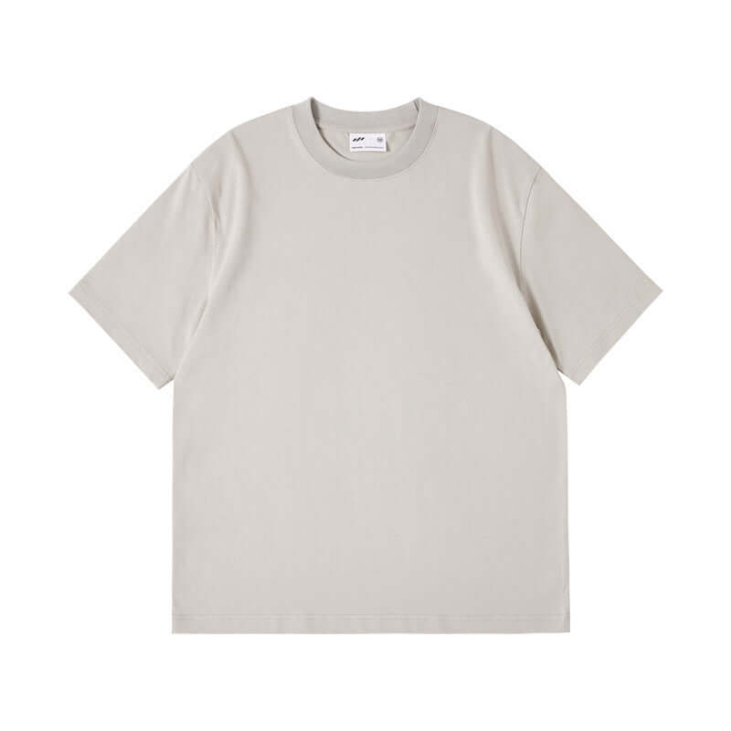 Xinjiang cotton heavyweight t-shirt en color gris claro, un diseño cómodo y elegante para el guardarropa moderno.